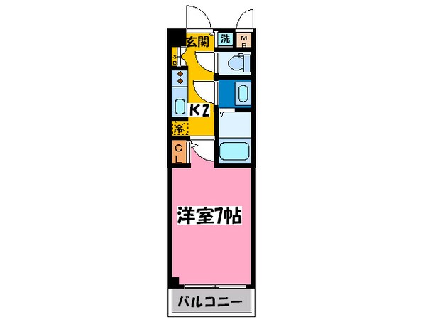 Fortuney北堀江の物件間取画像